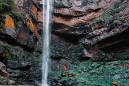 Panoramic Photograph of Belmore Falls waterfall